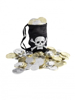 Piratska vreča s kovanci